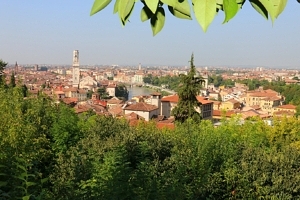 View of Verona from campsite