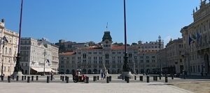 Central square in Trieste 