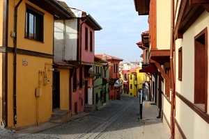 Eskisehir old town, both touristy and authentic.